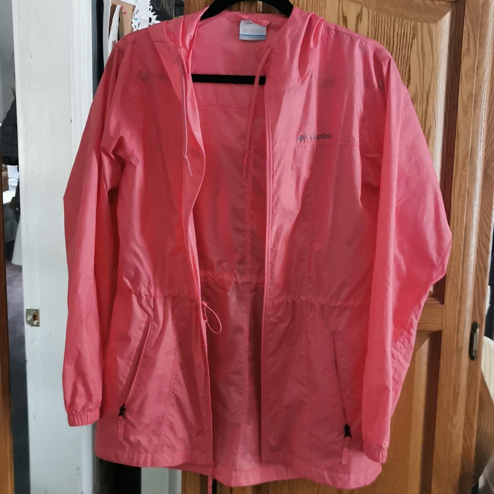Columbia rain coat